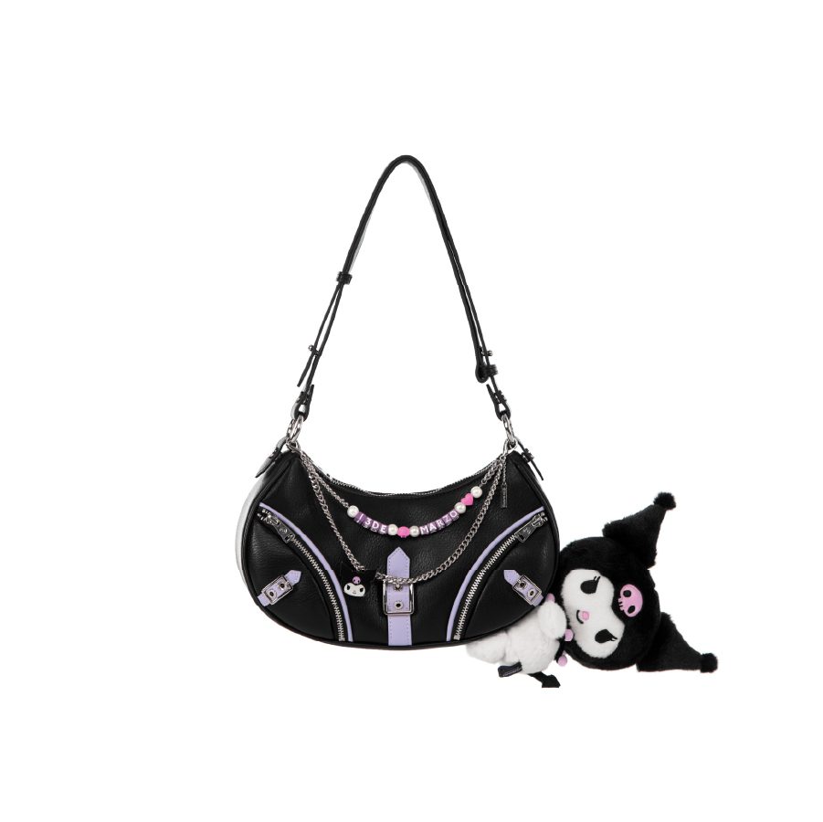 13De Marzo X Kuromi Plush Bear Chain Shoulder Bag