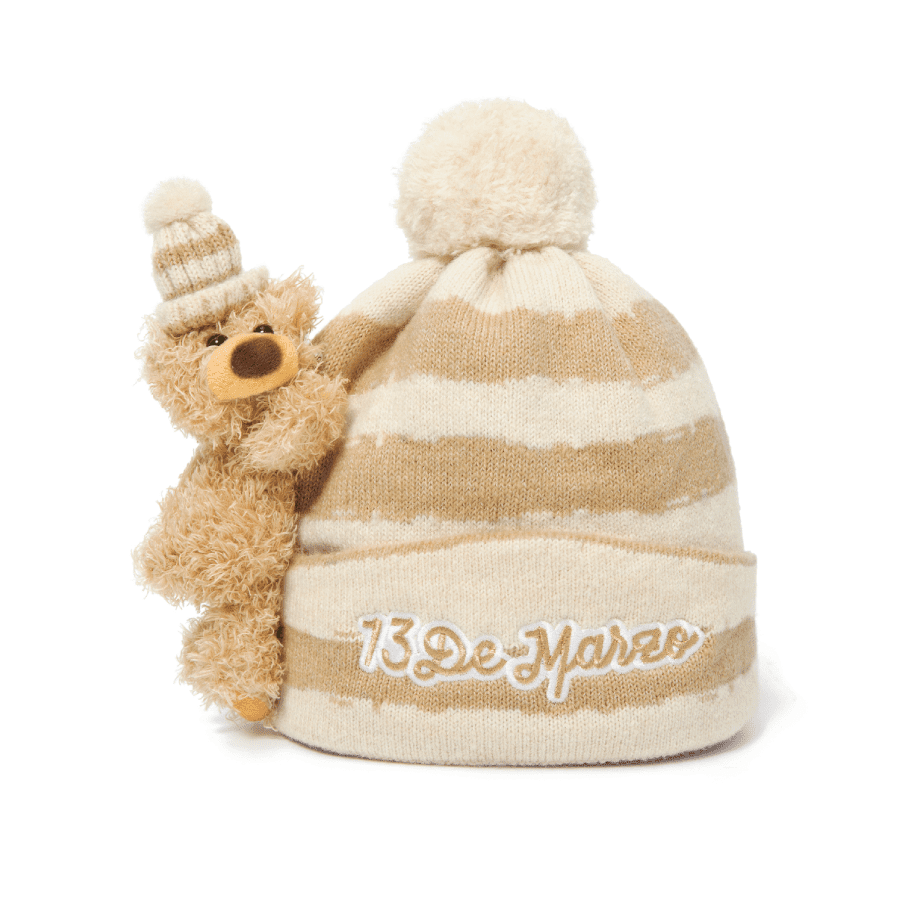 13DE MARZO BEAR WEARING BEIGE