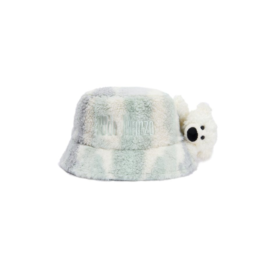 13De Marzo Furry Marble Bucket Hat Metal