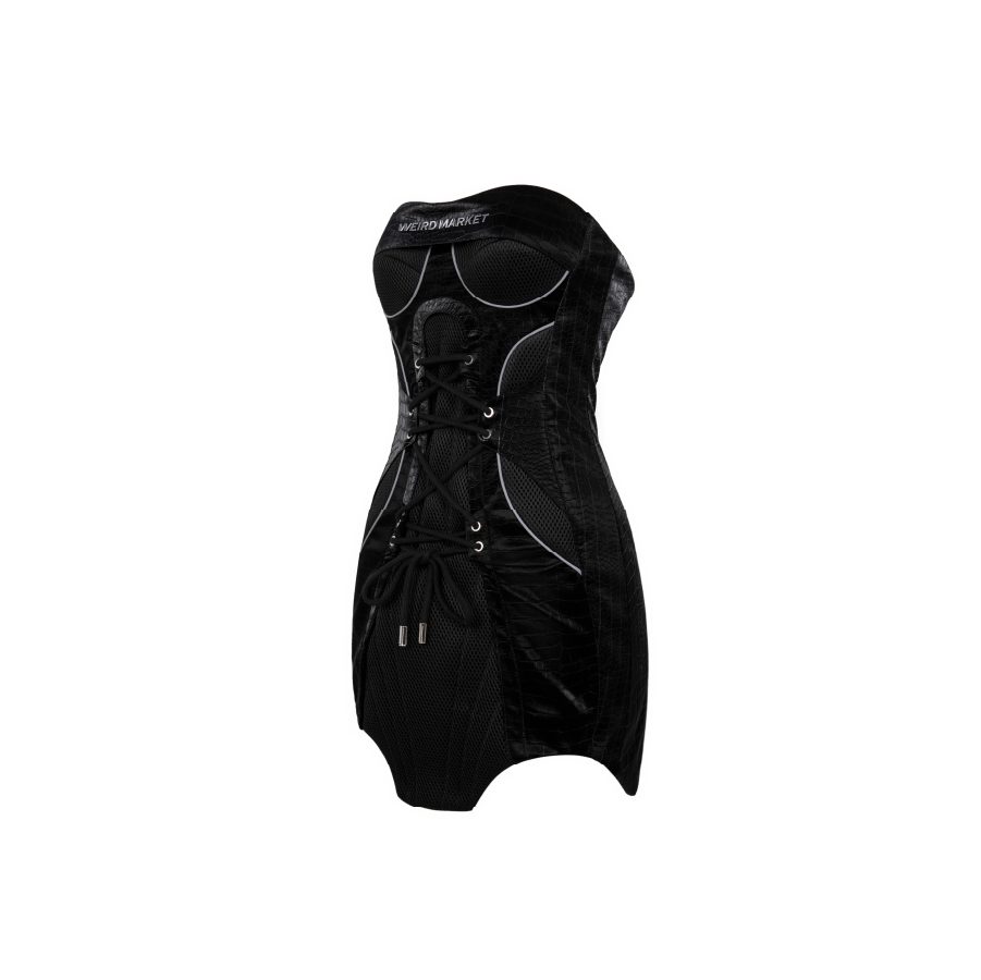 Weird Market Functional Clip Dress Black product image 5