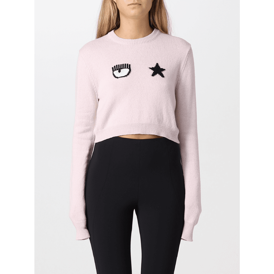 CHIARA FERRAGNI EYESTAR KNITWEAR VIOLET