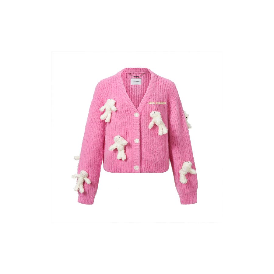13De Marzo Doozoo Knit Cardigan Pink