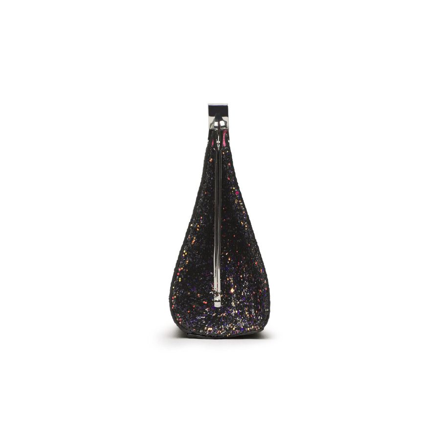 Chiara Ferragni Range C- Frame Eyelike Bag Small Glitter Black back view