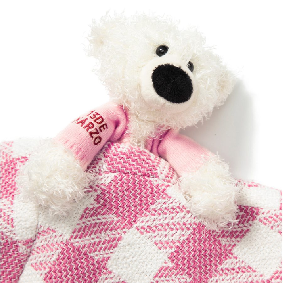 13De Marzo X Hello Kitty Plush Toy Plaid Shirt Pink product image 5