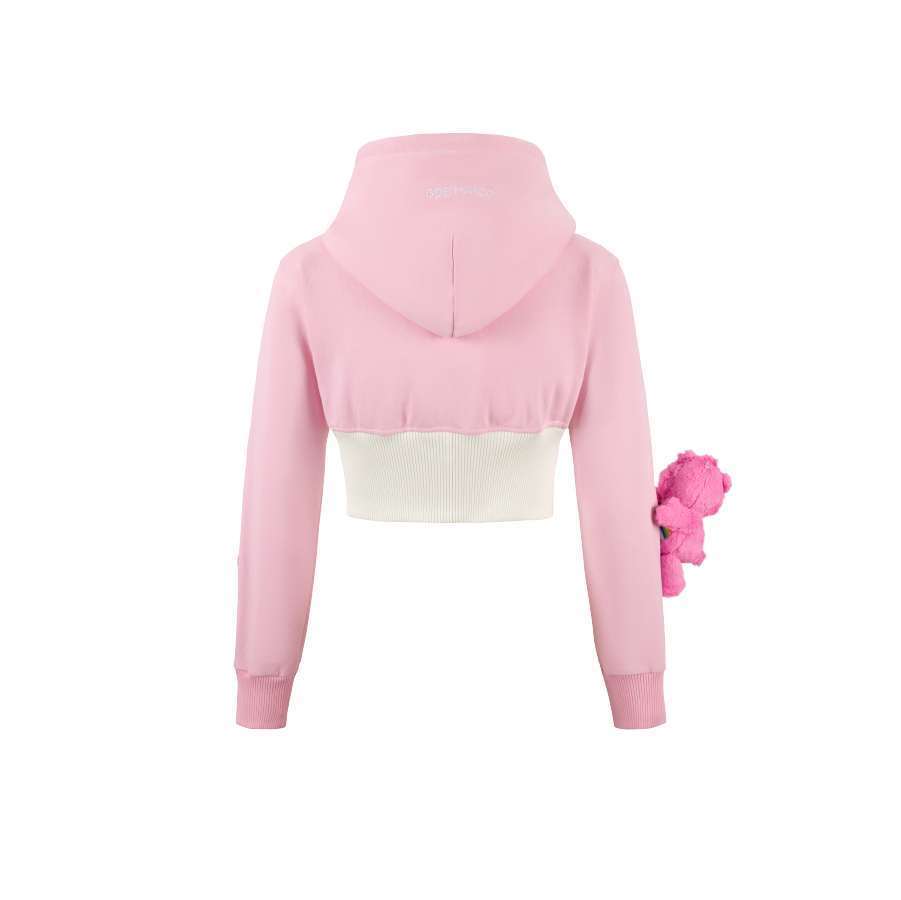 13De Marzo X Care Bears Short Zip Up Hoodie Pink - Image 8