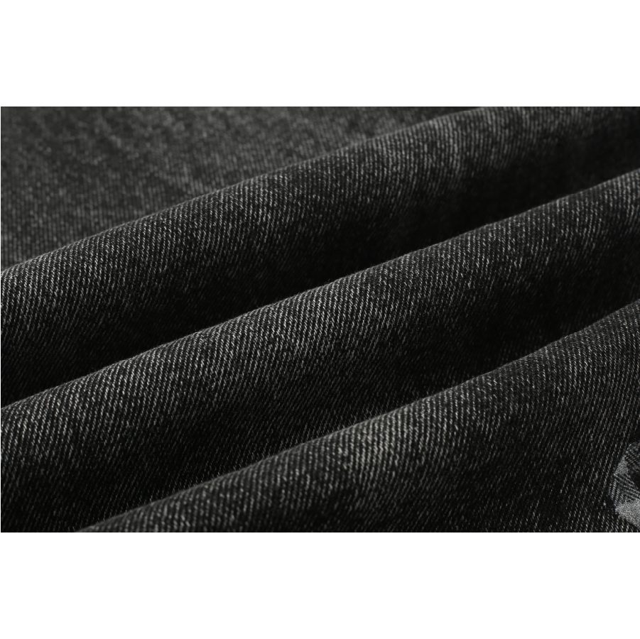 Weird Market Plaid Patch Denim Pants Black product image 7