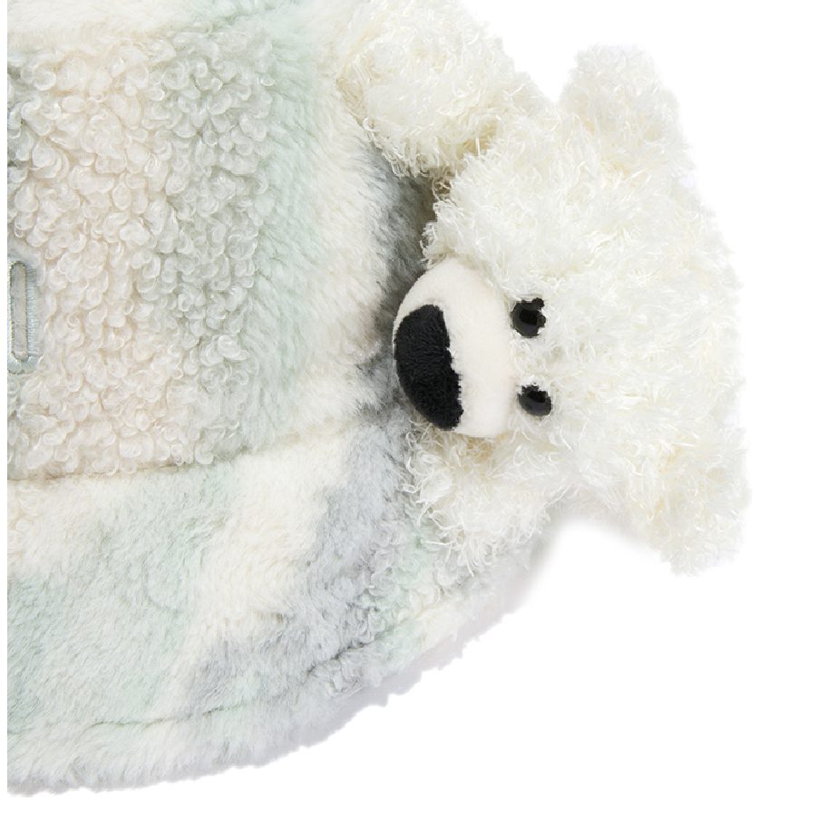 13De Marzo Furry Marble Bucket Hat Metal detail view