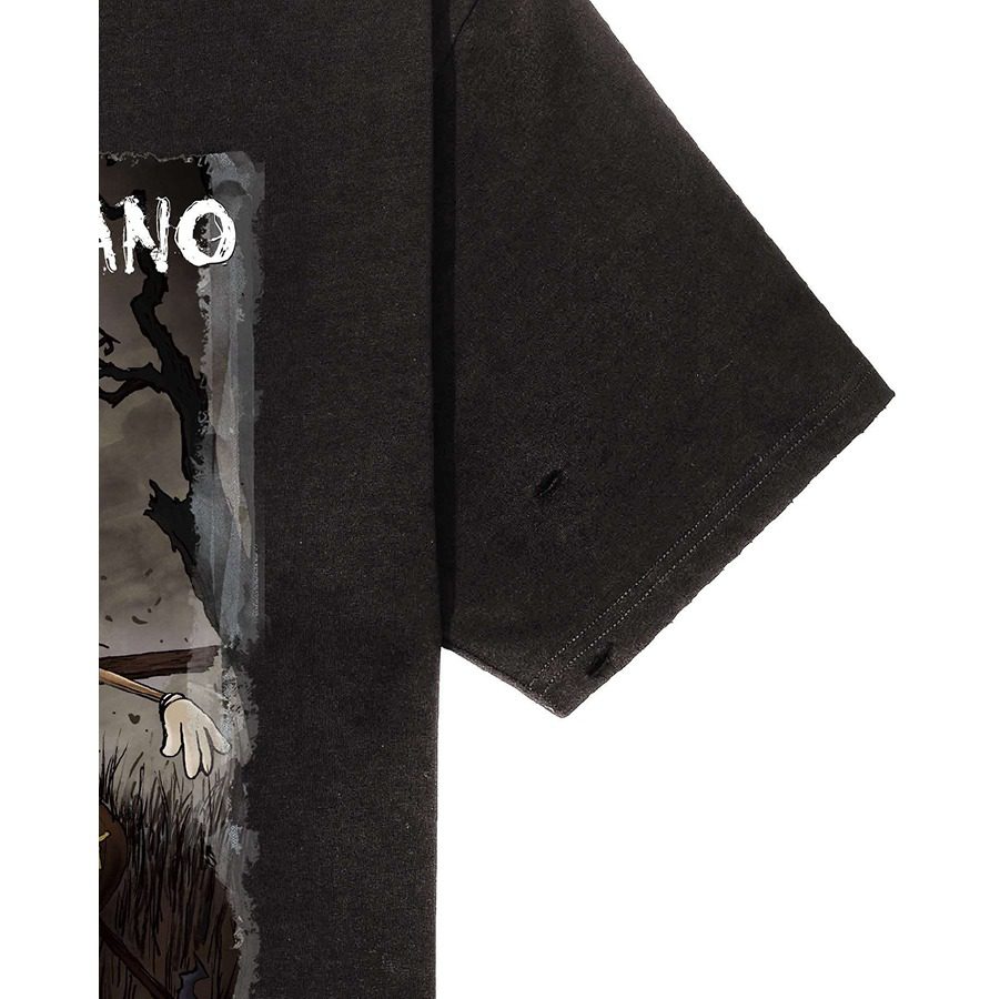 Charlie Luciano Scarecrow Dream Distressed T-Shirt Glow-in-the-Dark Edition Dark Grey product image 6
