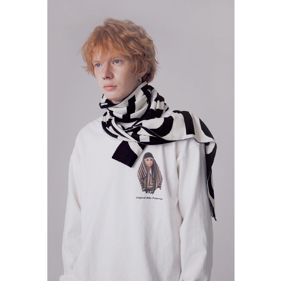 Ori Frederiqo Thin Long Sleeve Tee Pharrell Washed White product image 6