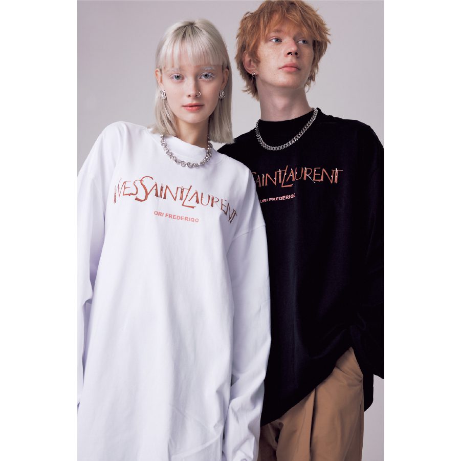 Ori Frederiqo Thin Long Sleeve Tee Rose White product image 6
