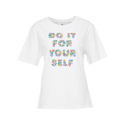 CHIARA FERRAGNI DO IT YOURSELF T-SHIRT WHITE