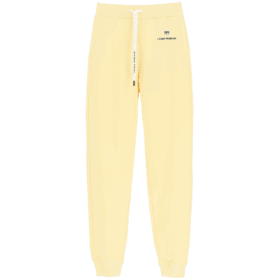 CHIARA FERRAGNI LOGO CLASSIC TROUSERS SUNLIGHT
