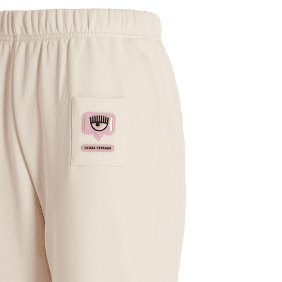 CHIARA FERRAGNI EYE LIKE PATCH TROUSERS EGGNOG