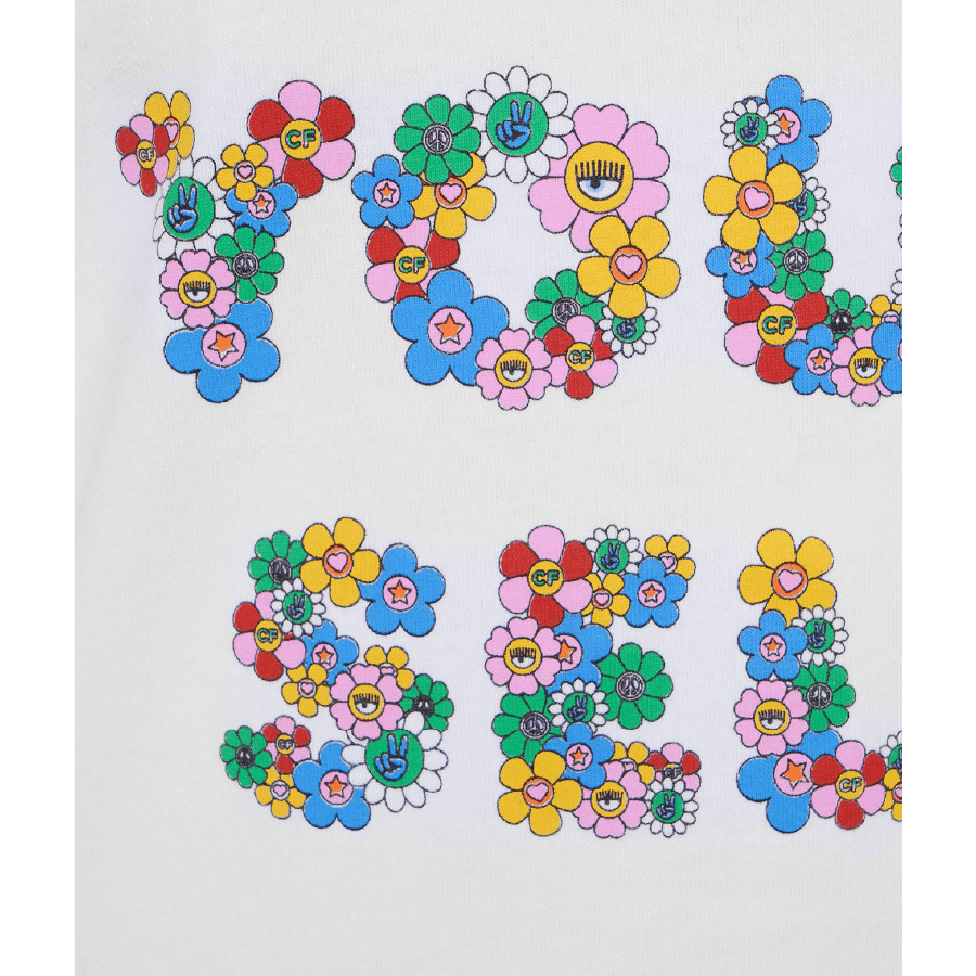 CHIARA FERRAGNI DO IT YOURSELF T-SHIRT WHITE - Image 3