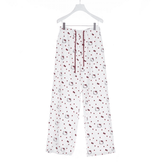 REVAN x Hello Kitty Coquette Pyjama Pants White