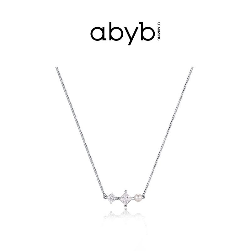 abyb Charming Starry Gaze Necklace Silver AB202311NE018