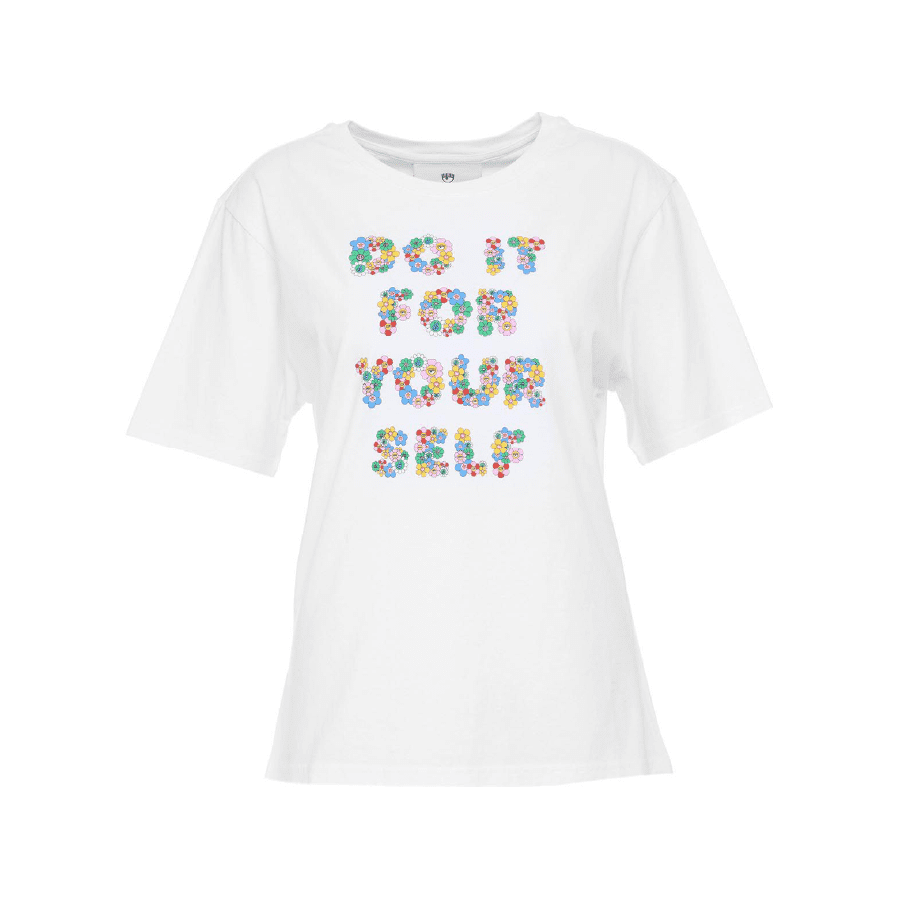 CHIARA FERRAGNI DO IT YOURSELF T-SHIRT WHITE