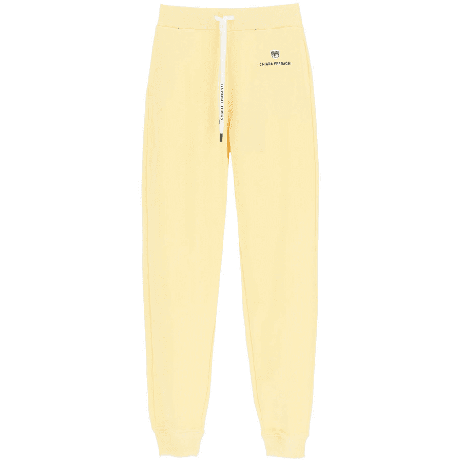 CHIARA FERRAGNI LOGO CLASSIC TROUSERS SUNLIGHT