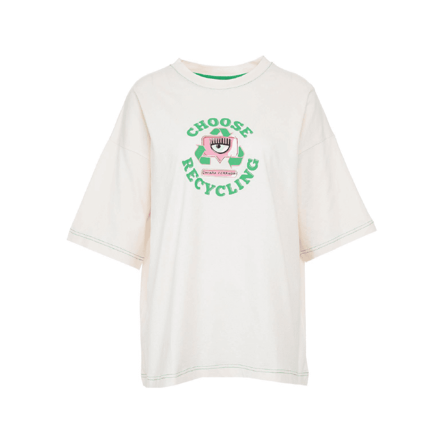 CHIARA FERRAGNI ORGANIC AND RECYCLED COTTON FLEECE