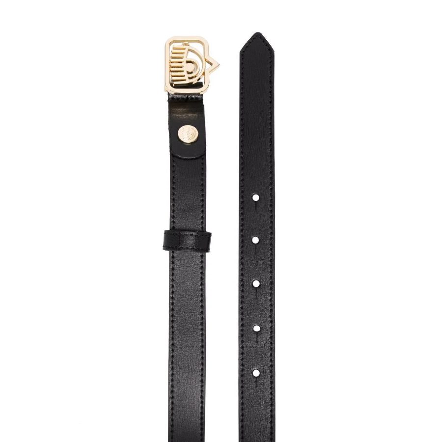 CINTURA BELT PALMELLATO LEATHER TAURUS BLK