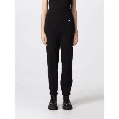 CHIARA FERRAGNI 136 EYESTAR COTTON PANTS BLACK