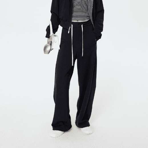 REVAN Relaxed Street Trousers Black