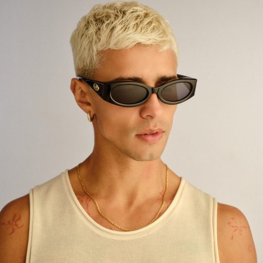 Le Specs GLACIEM Smoke Mono front view