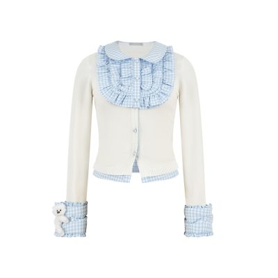13DE MARZO Nighty Night Bear Sleeve Shirt