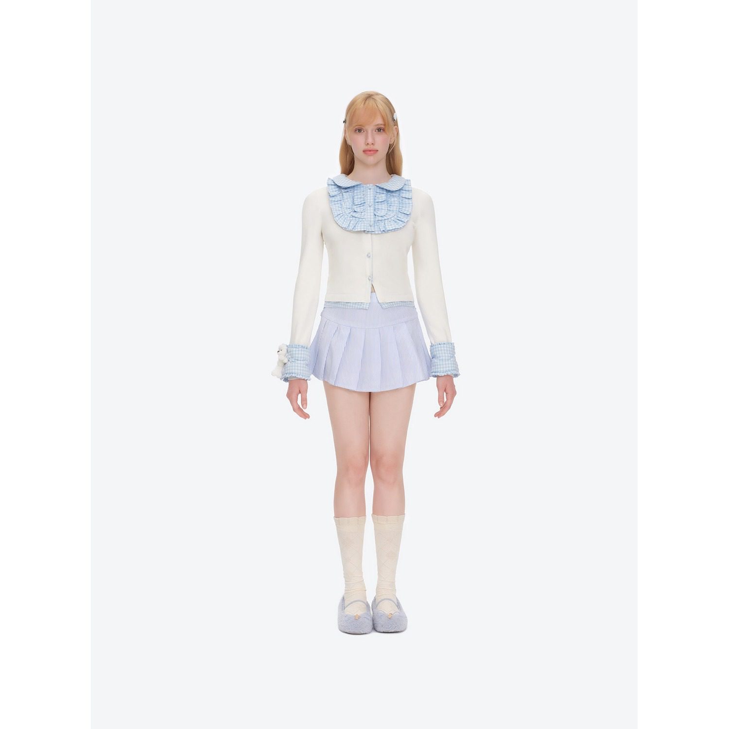 13DE MARZO Nighty Night Bear Sleeve Shirt - Image 2