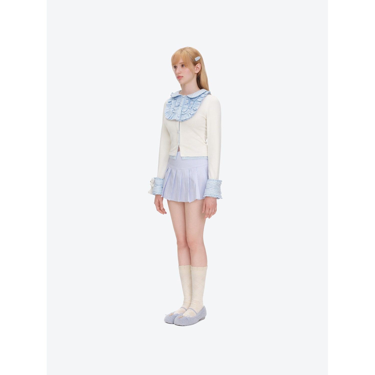 13DE MARZO Nighty Night Bear Sleeve Shirt - Image 3