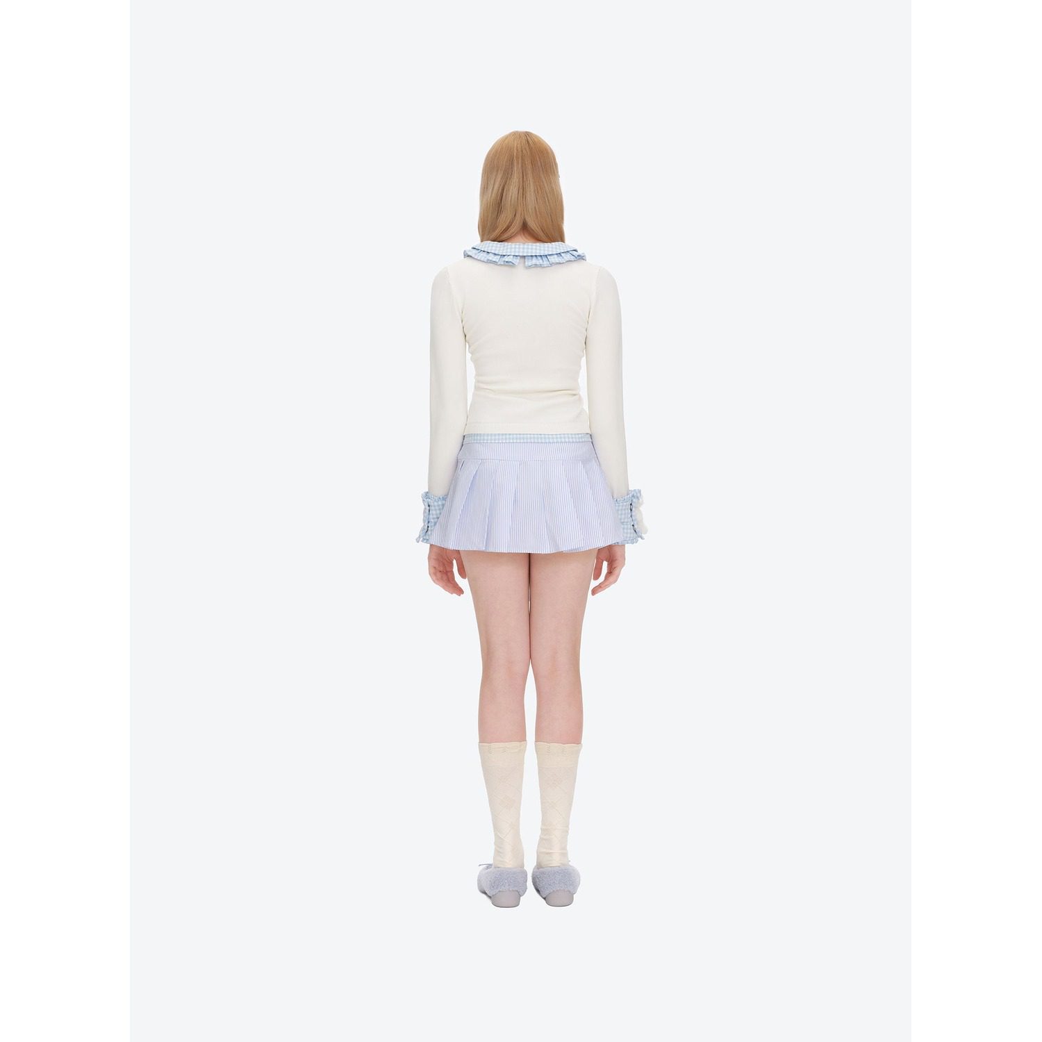 13DE MARZO Nighty Night Bear Sleeve Shirt - Image 4