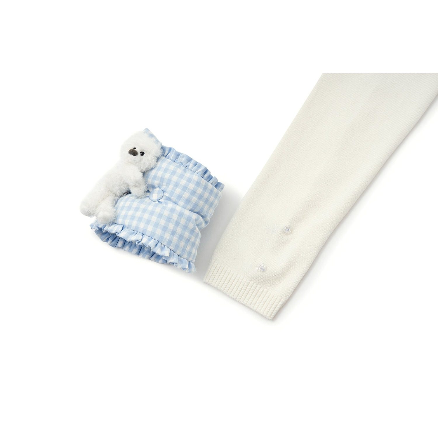 13DE MARZO Nighty Night Bear Sleeve Shirt - Image 14