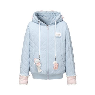 13DE MARZO Nighty Night Bear Eye Mask Cardigan Blue