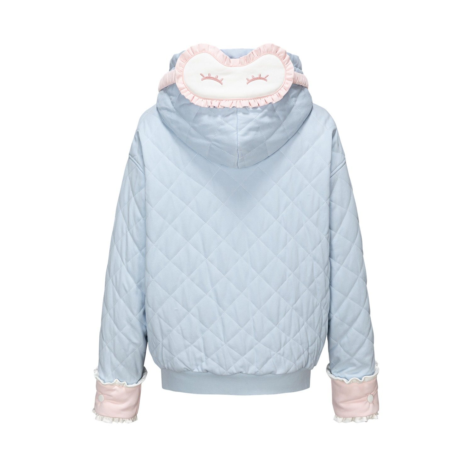 13DE MARZO Nighty Night Bear Eye Mask Cardigan Blue - Image 3