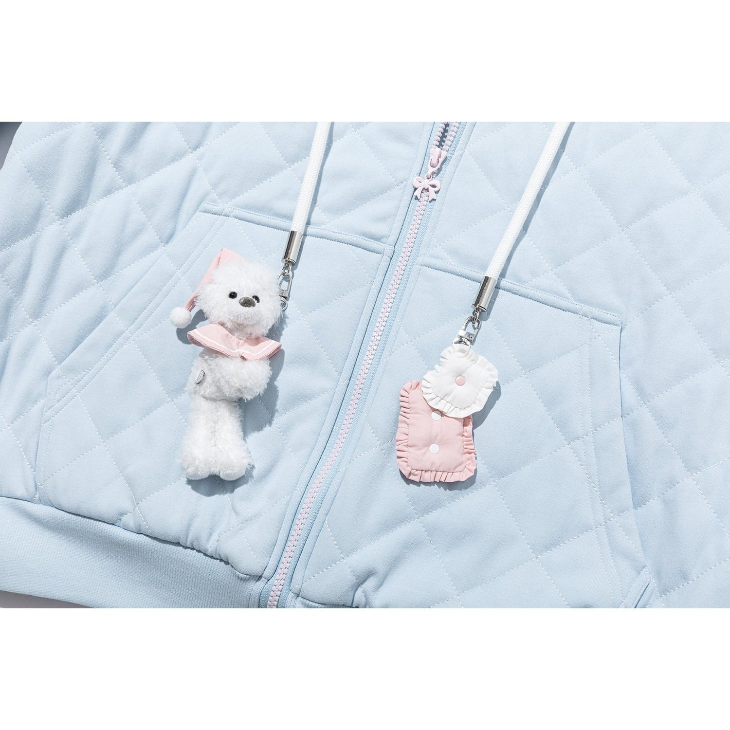 13DE MARZO Nighty Night Bear Eye Mask Cardigan Blue - Image 8