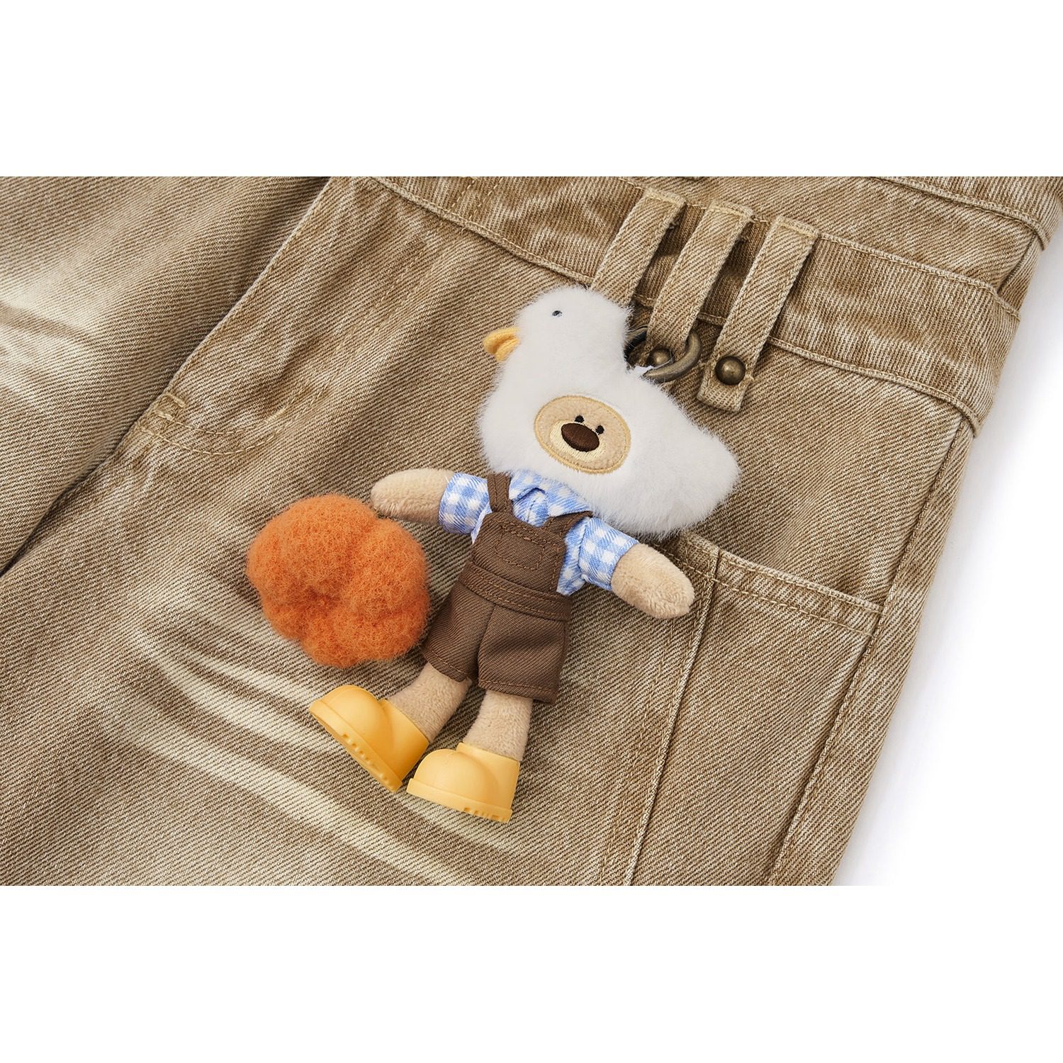 13DE MARZO Marzo Valley Casual Jeans Khaki - Image 6