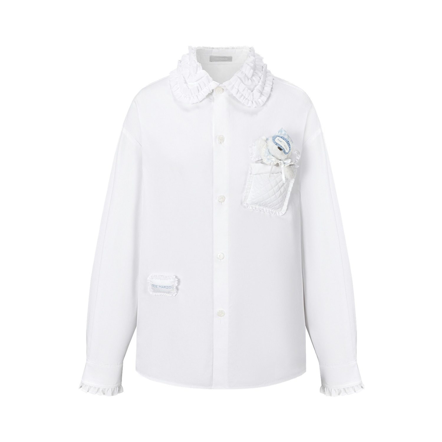 13DE MARZO Nighty Night Bear Oversized Shirt