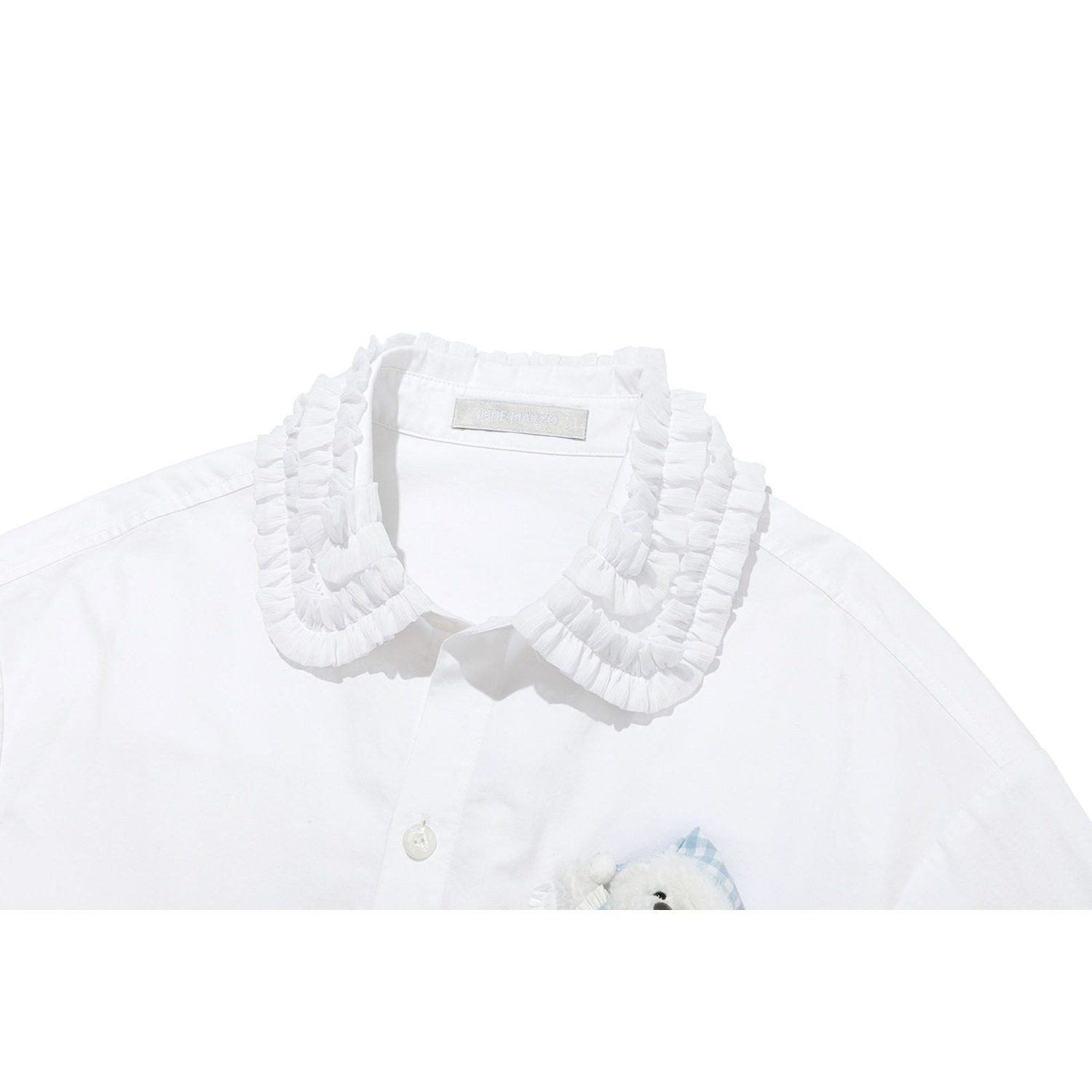 13DE MARZO Nighty Night Bear Oversized Shirt - Image 7