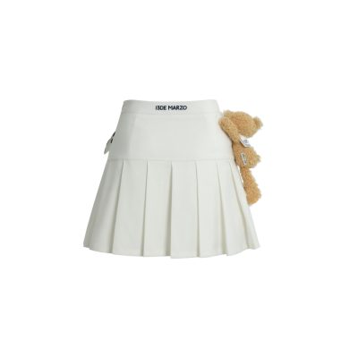 13De Marzo Bear Sailor Dress White