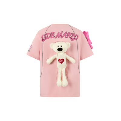 13De Marzo Care Bears Hug Squad T-shirt Pink