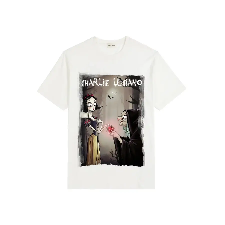 Charlie Luciano Snow White and Witch T-Shirt White