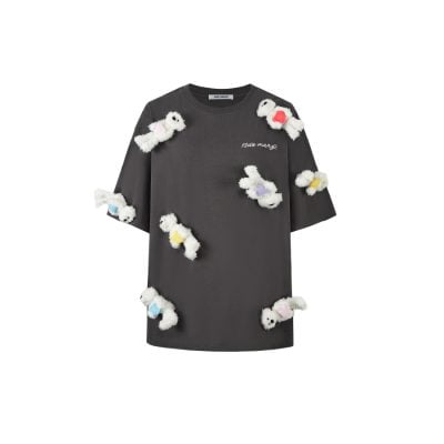 13De Marzo Doozoo Heart Luminous T-shirt Gray