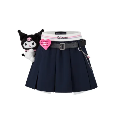 13De Marzo X Kuromi Logo Chain Belt Skirt