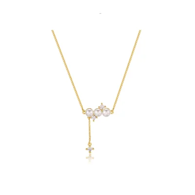 abyb Charming - Pearly Lustre of Sunset Necklace