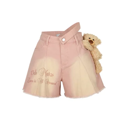 13De Marzo Doozoo Washed Skirt Shorts Pink