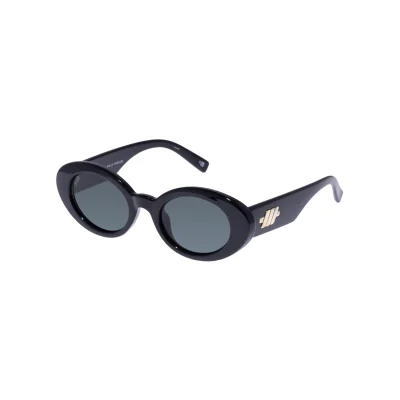 Le Specs Sunglasses NOUVEAU VIE Black Green Mono LSP2452433