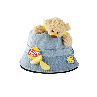 13DE MARZO X Lay's Flavor Bear Bucket Hat Blue