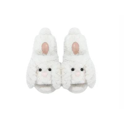 FR24Q126400235 13DE MARZO Doozoo Dynamic Fuzzy Slipper White