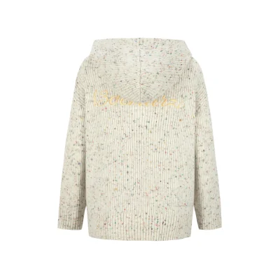 13DE MARZO Doozoo Button Yarn knit Cardigan White