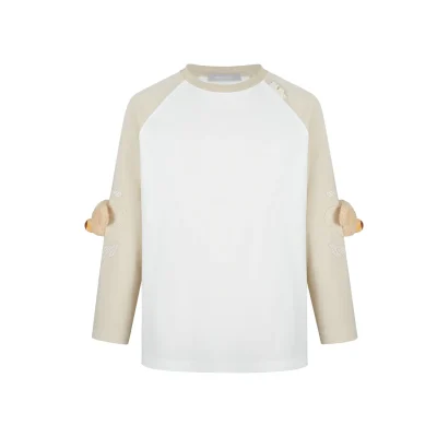 13DE MARZO Elbow Bear Sweatshirt Beige